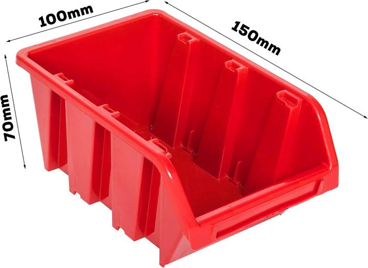Actual product image Botle Storage system wall shelf, red