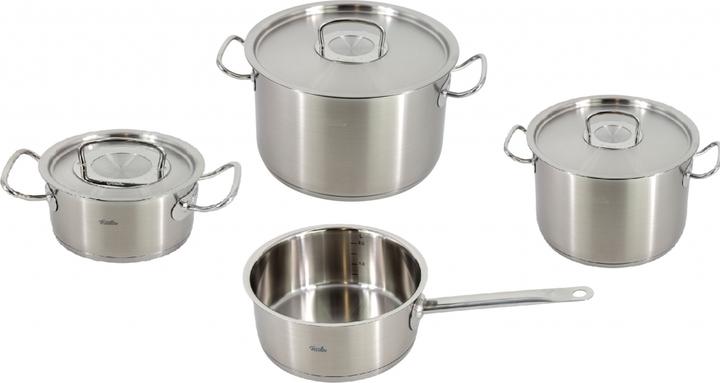 Actual product image Fissler Zestaw 4cz garnków z rondlem OPC 2 (24 cm, Pan set + pot set, Stainless steel)