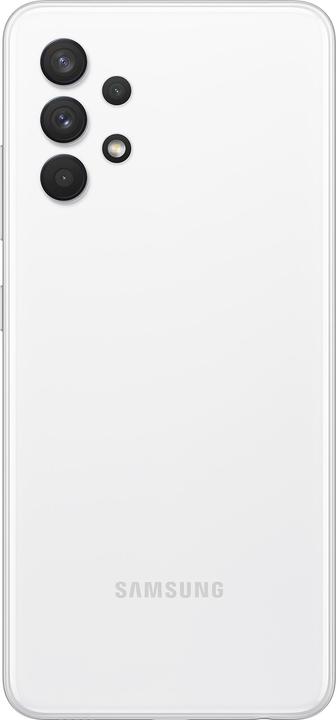 Image du produit Samsung Galaxy A32 (128 Go, Blanc, 6.40", Double SIM, 4G)