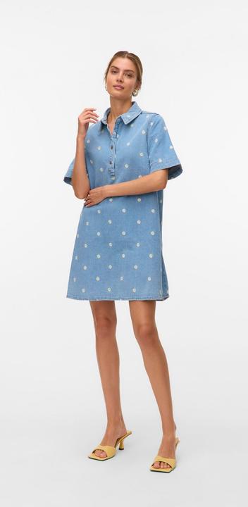 Image du produit Vero Moda VMOCINA Kurzes Kleid Jeanskleid (L)