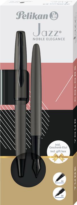 Immagine prodotto Pelikan Penna stilografica roller e biro Jazz® Noble Elegance in un set, Pietra (2x)