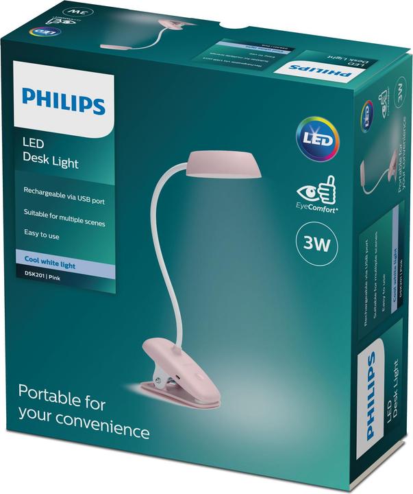 Image du produit Philips Donutclip Schreibtischleuchte (175 lm)