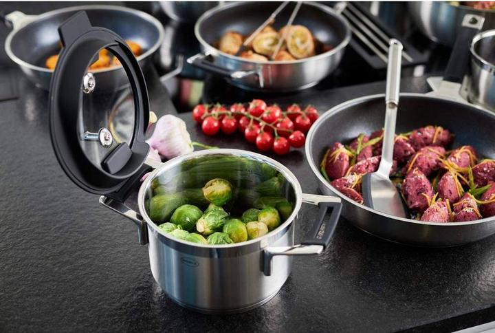 Image du produit Rösle Kochtopf SILENCE PRO Stahlgrau (16 cm, Casserole, Acier inoxydable, Aluminium)