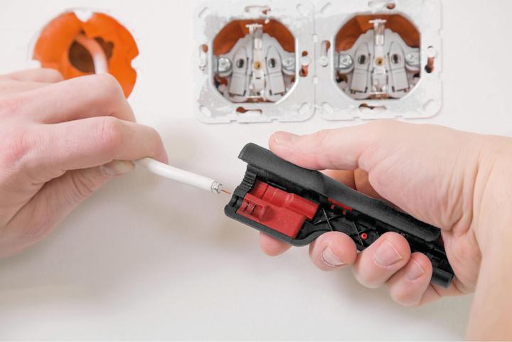 Actual product image Wiha Abisolier- Montagewerkzeug Koaxialkabel (125 mm)