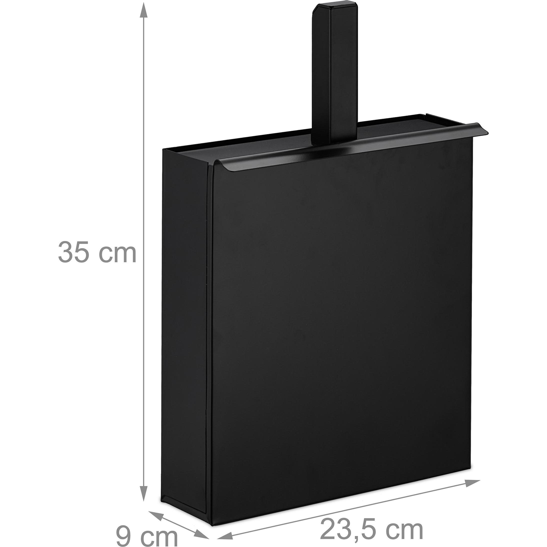 Thumbnail - Relaxdays, Zubehör Kerzen + Kamin, Ascheeimer (23.5 x 35 x 9 cm)