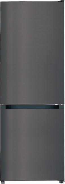 CHiQ FBM260L - Koel-vriescombinatie 260 liter (187 + 73) - Donker RVS - Omkeerbare deuren (262 l)