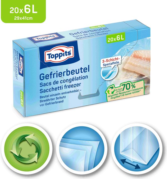 Produktbild Toppits Gefrierbeutel (20 x)