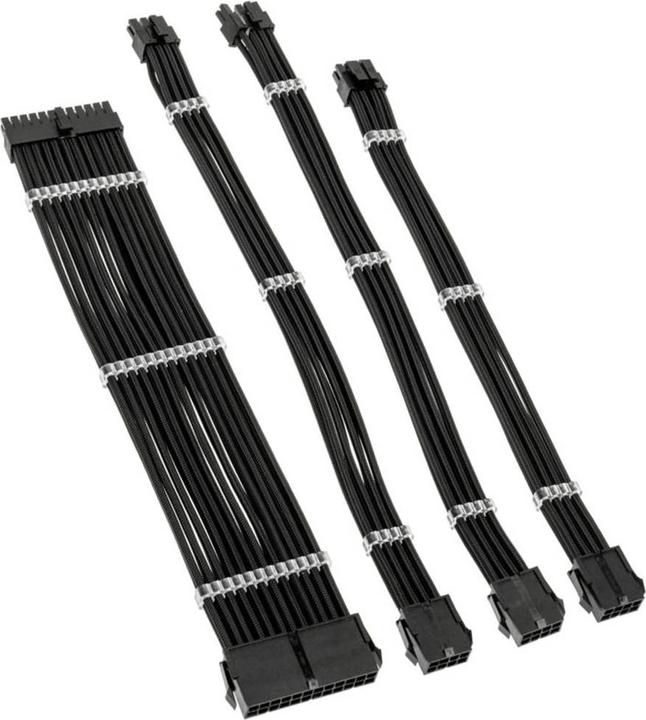 Produktbild Kolink Core Standard Braided Cable Extension Kit - Jet Black (0.35 m)