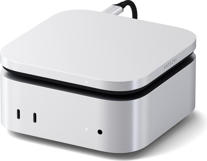 Actual product image Satechi Mac Mini M4 USB4 Slim NVMe SSD-Gehäuse (M.2 2242, M.2 2260, M.2 2230, M.2 2280)
