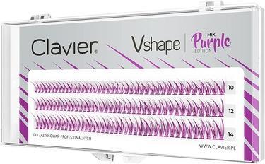 Produktbild Clavier Vshape tufts of purple eyelashes (Künstliche Wimpern)