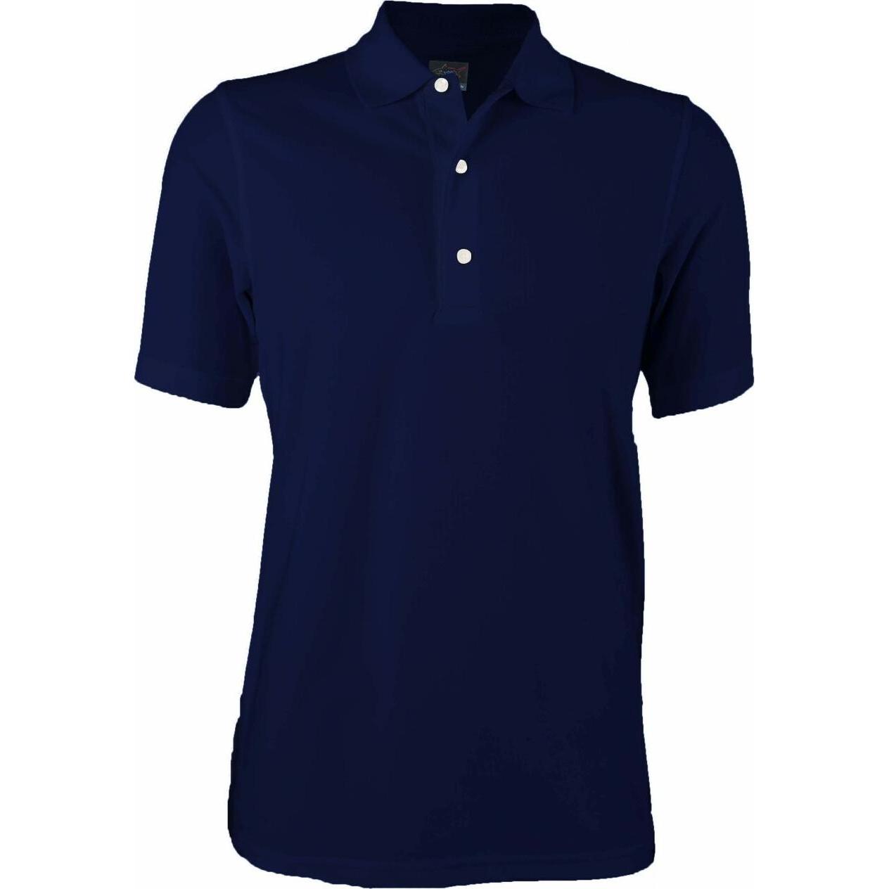 Thumbnail - Greg Norman, Herren, Shirt, performance respirant, Blau, (S)