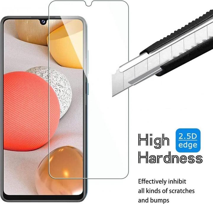 Produktbild Screenguard Samsung Galaxy A42 5G Panzerglas Schutzfolie Case Friendly Design (1 Stück, Samsung Galaxy A42 5G)
