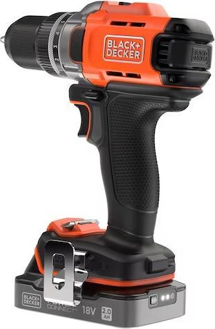 Produktbild Black & Decker Black&Decker Akku-Bohrschrauber 18V 2Ah, 2G, Kof BCD382D1XK (Bohrschrauber)