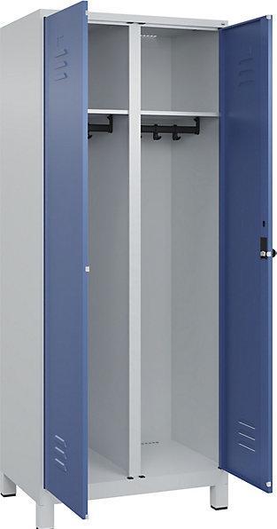 Actual product image C+P Black and white locker Classic PLUS (80 cm, 195 cm)