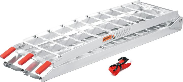 Wiltec Auffahrrampe 226cm 680kg Quad ATV faltbar Alu Auffahrschiene Laderampe