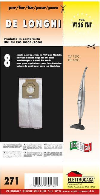 Produktbild Elettrocasa Hoover Tasche VT 26 TNT (8 x)