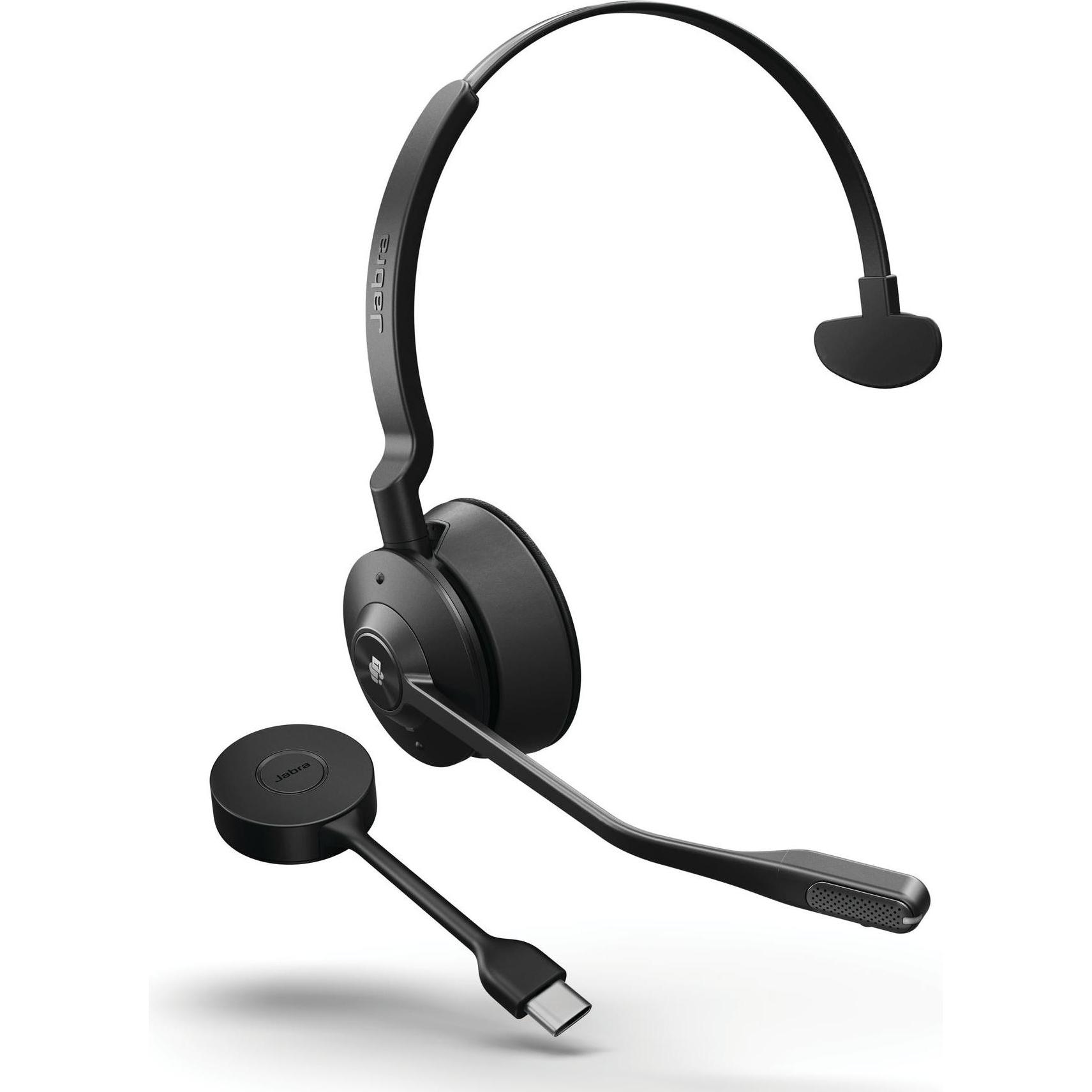 Jabra Engage 55 MS (Kabellos, USB-C), Office Headset, Schwarz