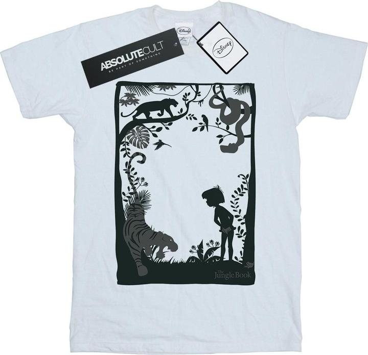 Immagine prodotto Disney The Jungle Book Silhouette Poster Maglietta Ampia Donna (XL)