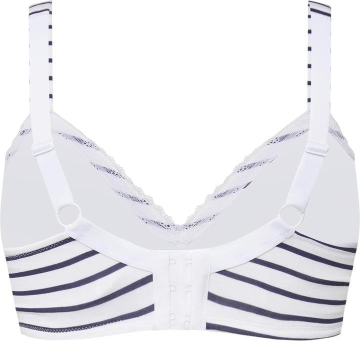 Produktbild Ulla Popken BH, bügellos, Softschalen, Streifen, Cup A-D (105 D)