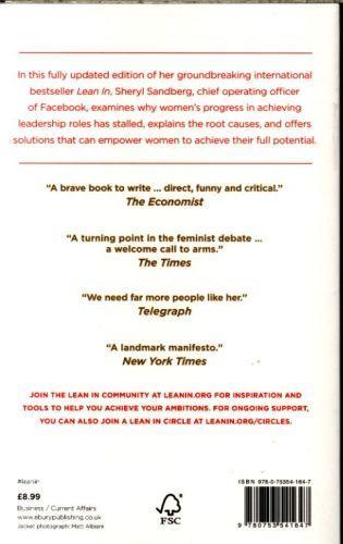 Produktbild Lean In (Englisch, Sandberg Sheryl, 2015)