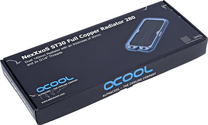 Immagine prodotto Alphacool ST30 Rame pieno 280mm (140 mm)