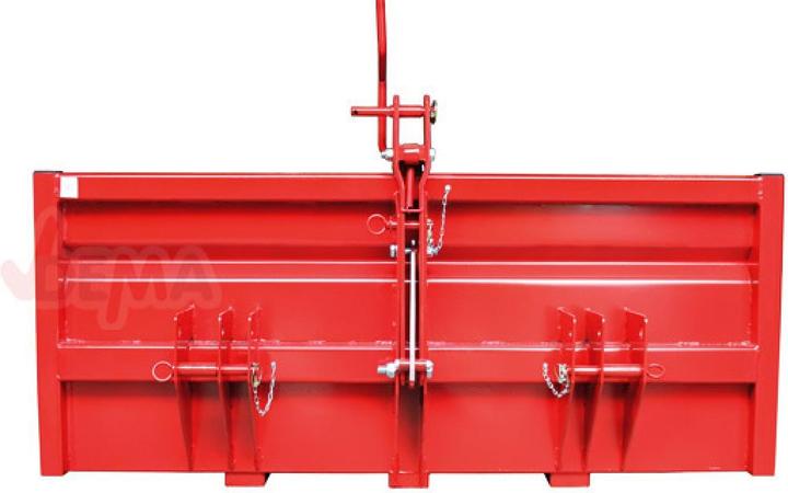 Produktbild Dema Heckcontainer Typ 1500 S / K1- rot (550 l)