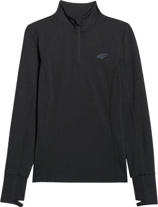 Actual product image 4F Damen-Thermo-Sweatshirt, tiefschwarz (L)