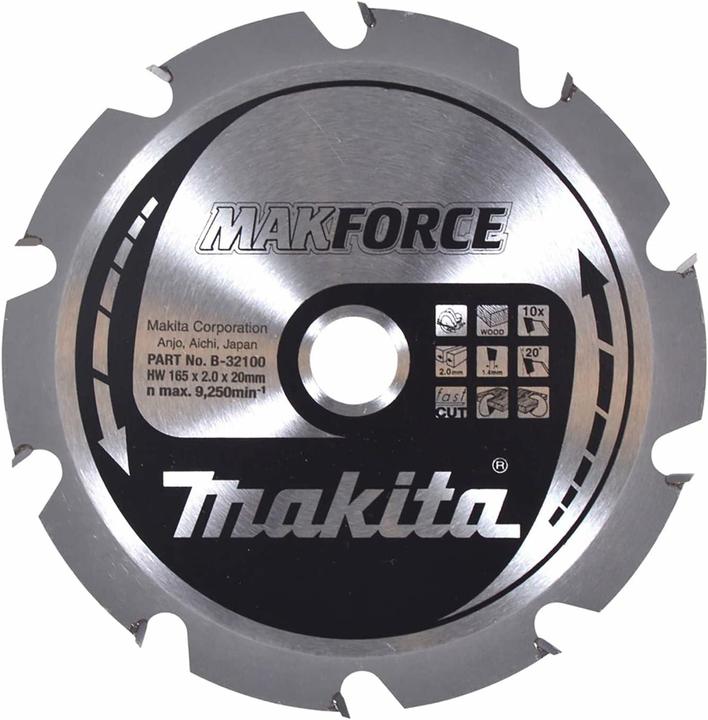 Produktbild Makita MAKFORCE Sägeb. 165x20x10Z