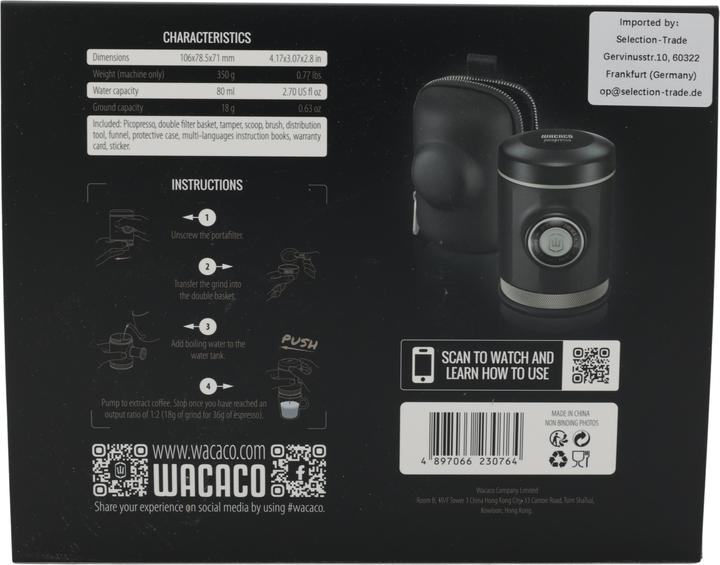 Produktbild Wacaco Tragbare Espressomaschine (0.08 l)