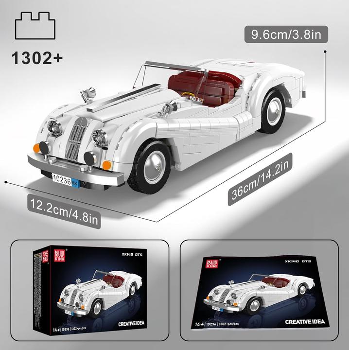 Actual product image Mould King Oldtimer XK 140