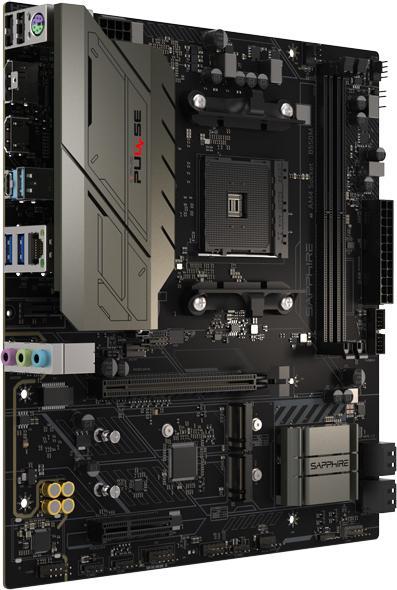 Immagine prodotto Sapphire Pulse B550M AMD,AM4,DDR4 (AM4, AMD B550, ATX flessibile, Micro-ITX)