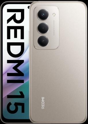 Actual product image Xiaomi Redmi 15 4G Dual Sim 8GB RAM 256GB - Titan Gray (256 GB, Grey, 6.90", 4G)