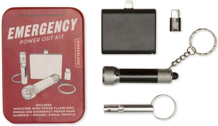 Kikkerland Kit d'alimentation d'urgence