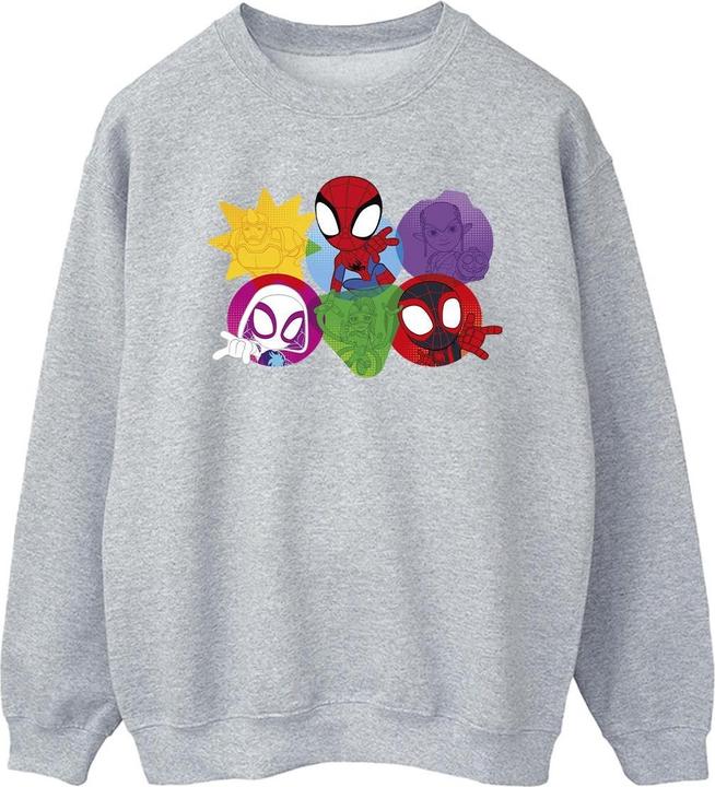 Immagine prodotto Spidey And His Amazing Friends Faces Felpa Uomo (XXL)