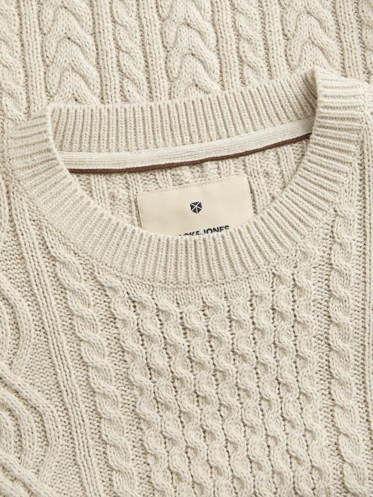 Actual product image Jack & Jones Jprblusean Knit Cable Crew Neck Sn (S)