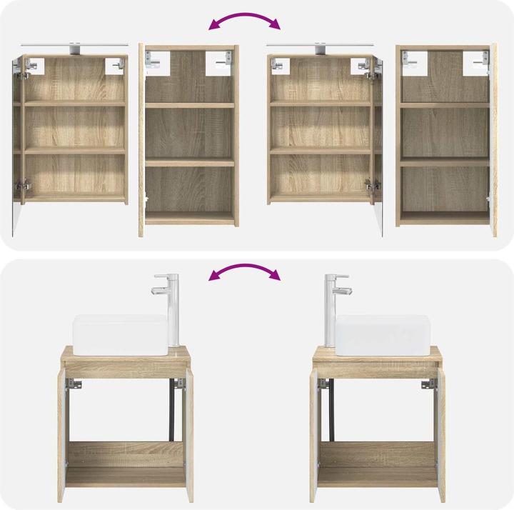 Produktbild vidaXL Badezimmerschrank-Set