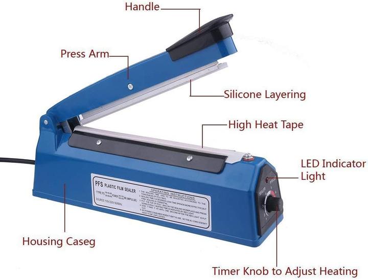 Actual product image Nestling Elektrische Impuls-Thermoversiegelungsmaschine