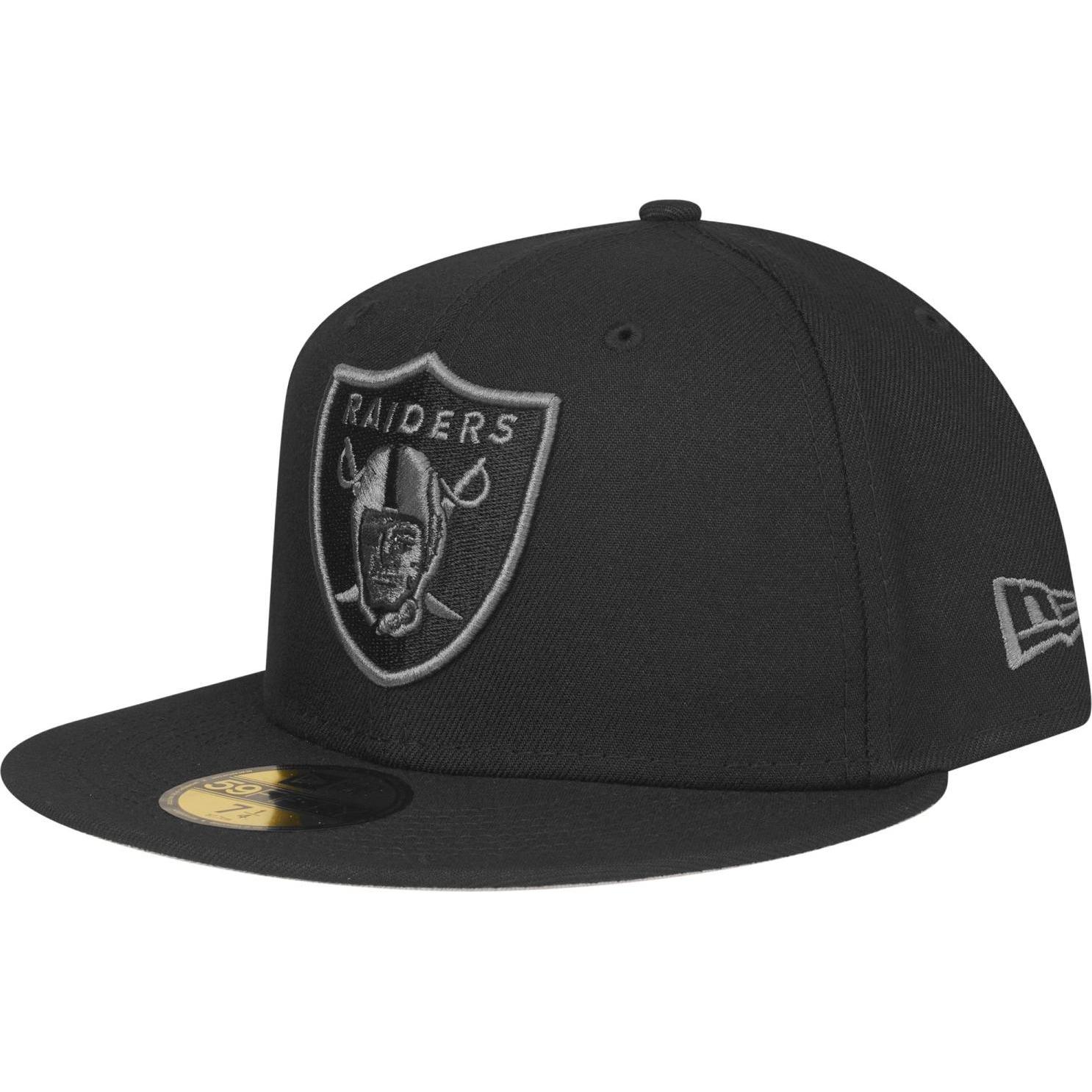 New Era, Herren, Cap, 59Fifty Fitted Cap - NFL Las Vegas Raiders - 7, Schwarz, (7)