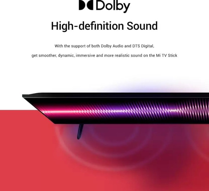 Image du produit Xiaomi Boîtier TV Mi TV Stick avec support Android et HDR (8 Go, Android 9.0 (Pie))