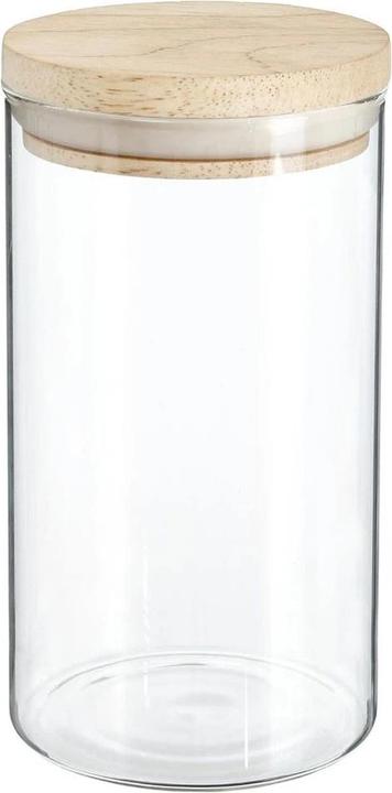 Actual product image 5Five Glass Glass + wood Hermet 1l, transparent (1 l)
