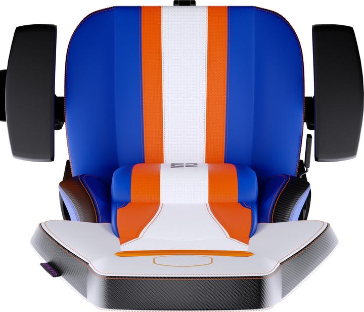 Actual product image Cooler Master Fauteuil Caliber X2 Street Fighter 6 Luke (Blanc/Bleu/Orange)