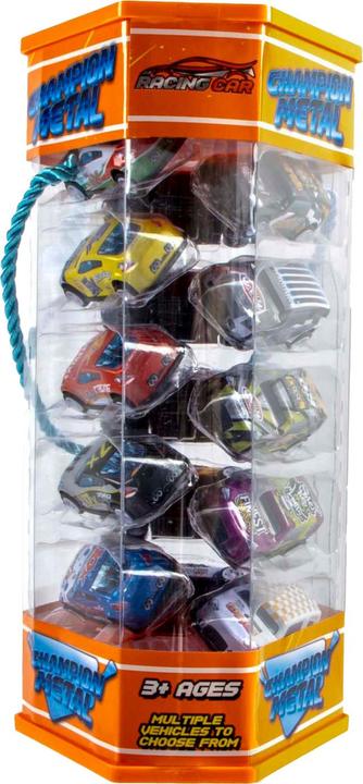 Actual product image Jono Toys Metall Pull back im Lagerturm, 15 Autos