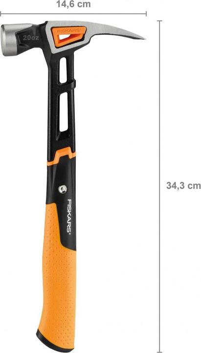 Image du produit Fiskars Marteau Isocore à usage général 570g (20oz) (570 g)