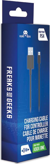 Actual product image Freaks and Geeks Cavo Micro USB 3M (PS4/XBO/Smartphone) (Cable)