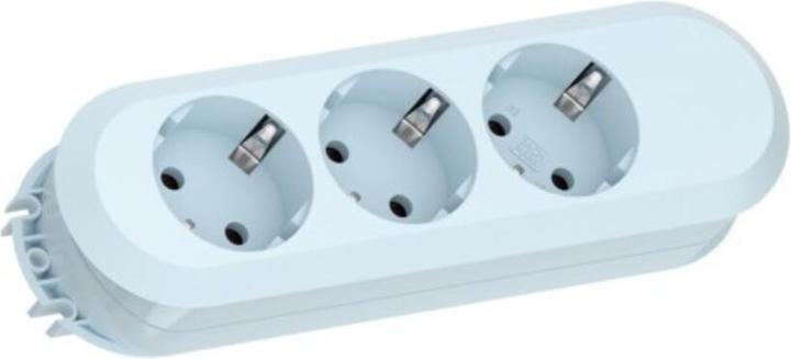Produktbild Bachmann Steckdosenleiste SMART 3-fach, Berry blue, 1,5m, ohne Schalter (3x, CEE 7/3, 1.50 m)