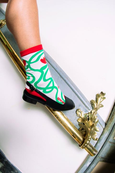 Immagine prodotto Eat My Socks EMS, Calzini, Adulto, Trend, Tulipano in fiore (Taglia unica)