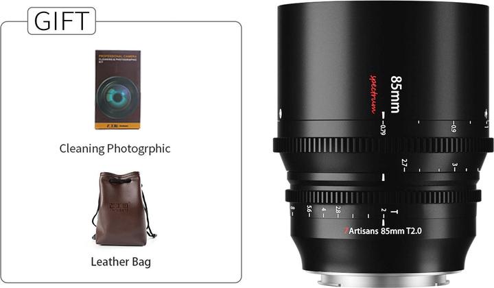 Produktbild 7artisans Spectrum 85mm T2.0 Nikon Z Vollformat (Nikon Z, Vollformat)