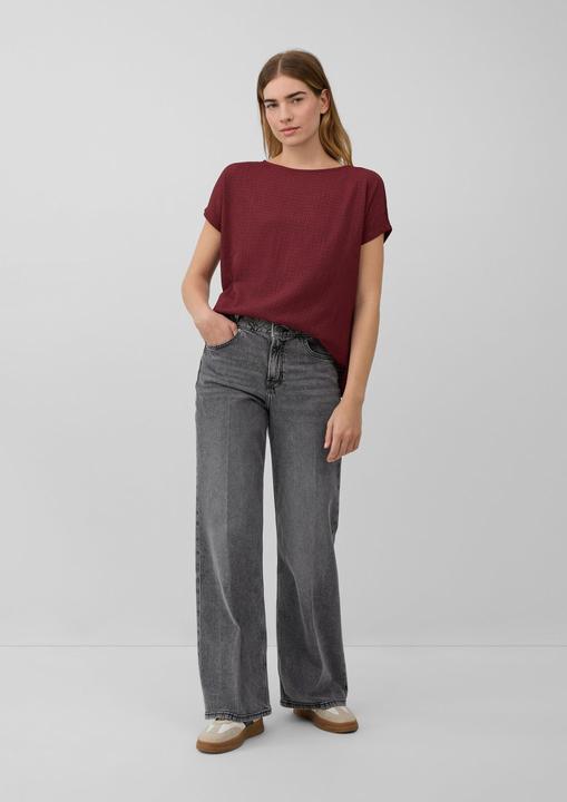 Immagine prodotto S.Oliver T-Shirt Strukturiertes T-Shirt im Relaxed Fit (44)