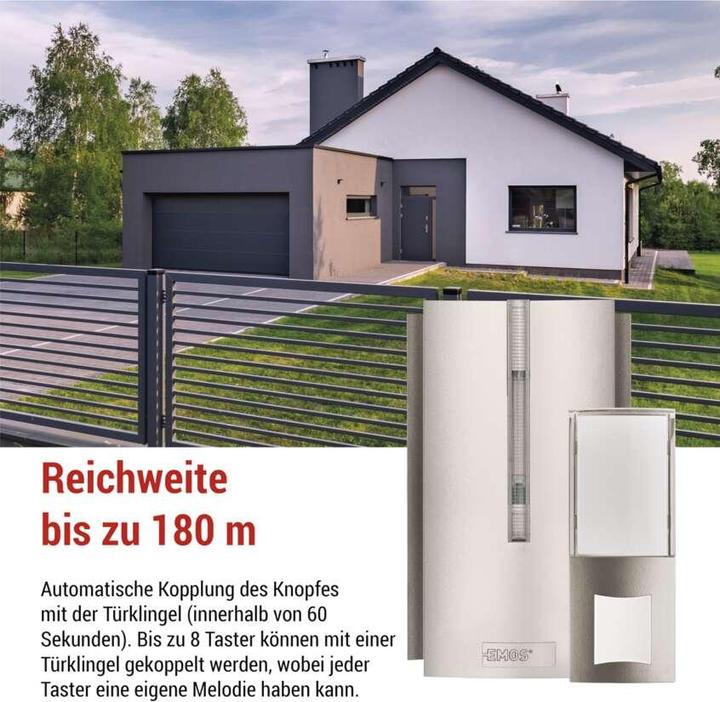 Produktbild Emos Wireless Doorchime&Repeater Ac
