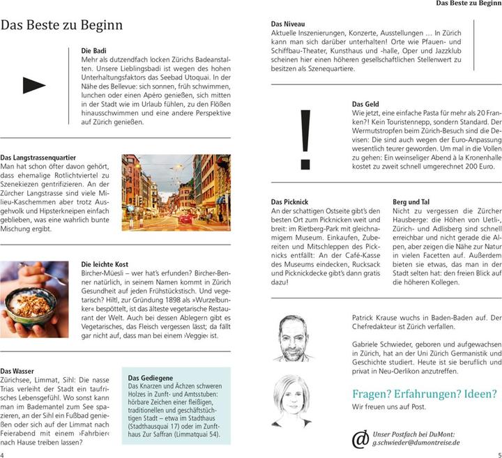 Immagine prodotto direkt Reiseführer Zürich (Tedesco, Patrick Krause, Gabriele Schwieder, 2023)